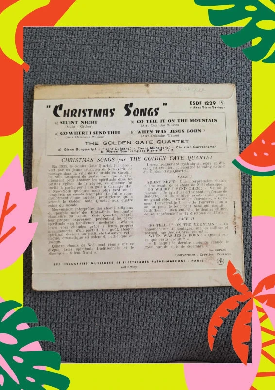 Vinyle Golden Gate Quartet Christmas Songs – photo 2